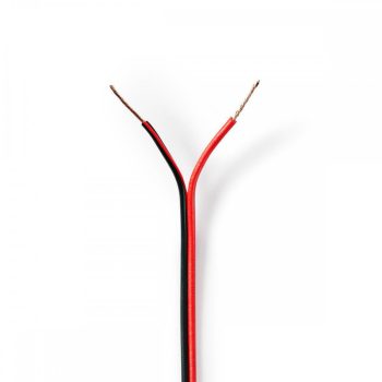 Hangszóró vezeték 2x1 mm2 piros-fekete somogyi KLS 1