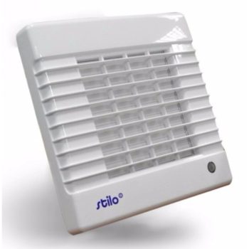   Ventilátor 100 MAT automata zsalus, időkapcsolós Stilo elszívó ventilátor STI279