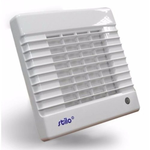 Ventilátor 100 MAT automata zsalus, időkapcsolós Stilo elszívó ventilátor STI279