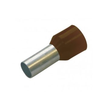   Érvéghüvely 25 mm2/36mm szigetelt barna (50db/cs) Weidmüller 317100000