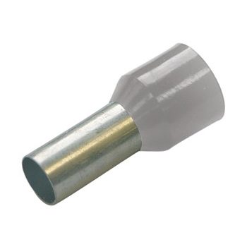   Érvéghüvely 4 mm2/18mm szigetelt szürke (50db/cs) Weidmüller 9026010000