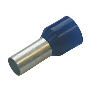   Érvéghüvely 2,5 mm2/15mm szigetelt kék (100db/cs) Weidmüller 9026100000