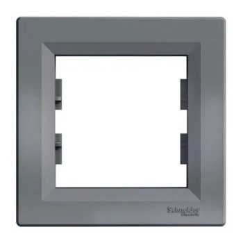   Asfora keret 1-es acél vízszintes és függőleges műanyag Schneider EPH5800162