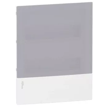   Kiselosztó PE/N-sínnel műanyag 2x 12M süllyesztett fehér IP40 átlátszó ajtó Mini Pragma Schneider MIP22212T