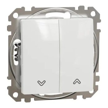   SednaÚj redőnykapcsoló 4P betét közp. fedéllel R105 1P kapcsoló billentyűs fehér Schneider SDD111104