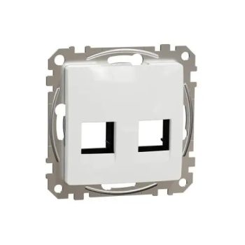   SednaÚj fedlap RJ45 adatcsatlakozóhoz műanyag fehér címketartó nélkül AMP MOLEX KELINE Schneider SDD111444C