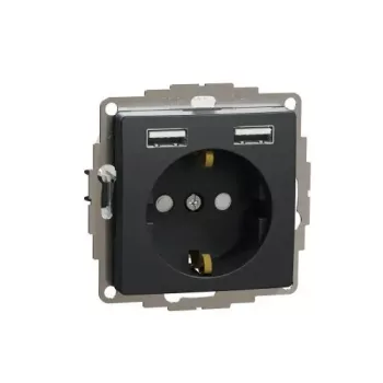   SednaÚj 162 dugalj földelt antracit IP20 süllyesztett szorítókapcsos Schneider SDD114052