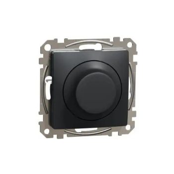  SednaWiser LED fényerőszabályzó univerzális WiFi betét forgatógomb 100W/LED antracit Schneider SDD114382