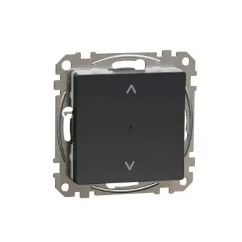   SednaWiser intelligens redőnyvezérlő 500VA WiFi betét közp. fedéllel antracit csavaros Schneider SDD114385