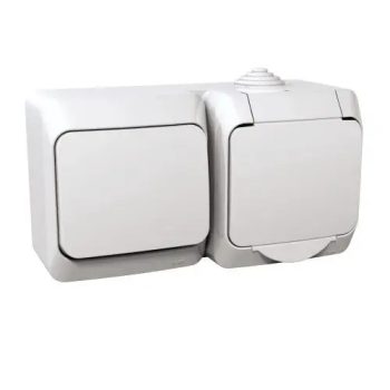   CedarPlus 106+162 falonkívüli fehér IP44 vízszintes műanyag Schneider WDE000504