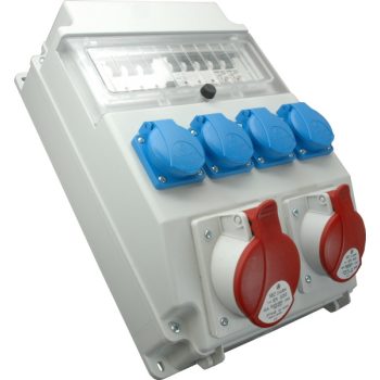 Ipari kiselosztó készülék-/dugaljhellyel